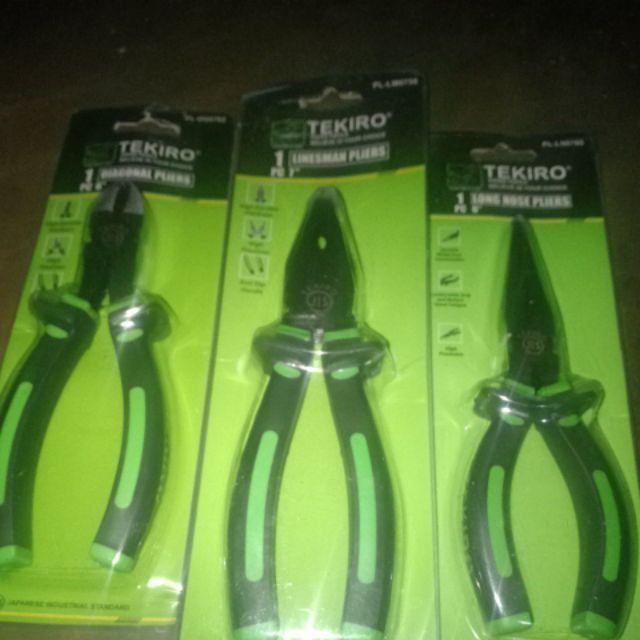 Tekiro Tang Set 3bh - Tang Lancip Kombinasi Potong Tekiro 3pc - Tang Paket 3 Pcs Tekiro