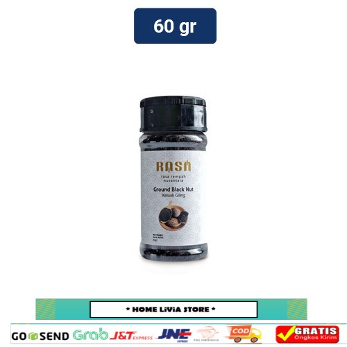 

Rasa Rempah Nusantara Ground Black Nut / Keluak Giling 60 gr