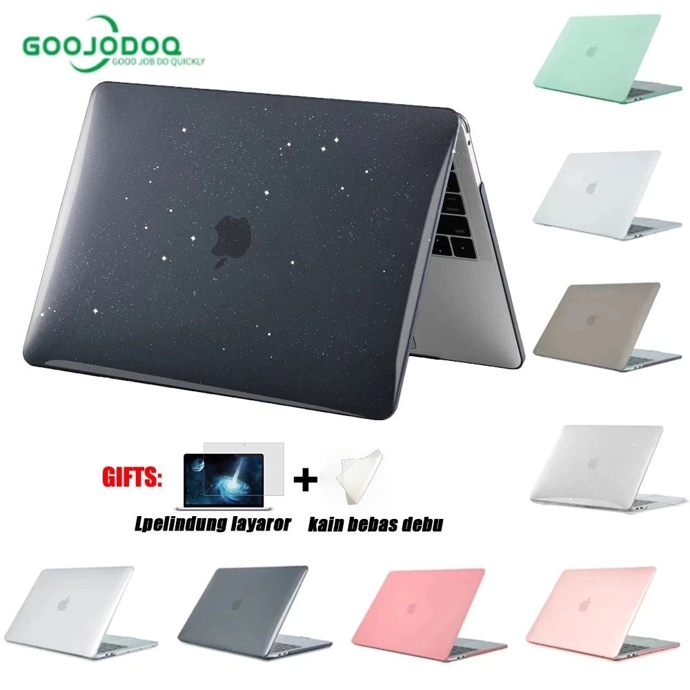 【Beli dua diskon 20%】 goojodoq For Macbook case Pro 13 Air 13 A2289 A2251 A2338 casing For macbook A2337 A2179  Dengan pelindung layar