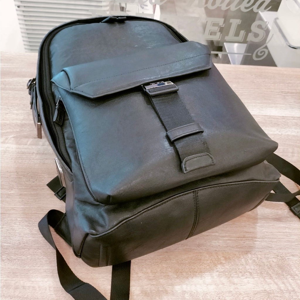 TUMI Asthon Morrison Backpack Full Leather - Preloved