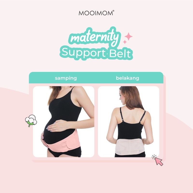 Mooimom - 15888 Penyangga Perut Ibu Hamil - MOOIMOM Maternity Support Belt Korset Hamil