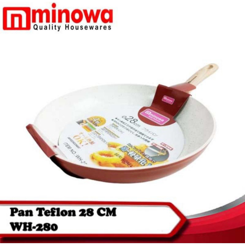 Frypan Marble Minowa 28 & 26 / Wajan Marbel minowa Anti lengket / Minowa granite