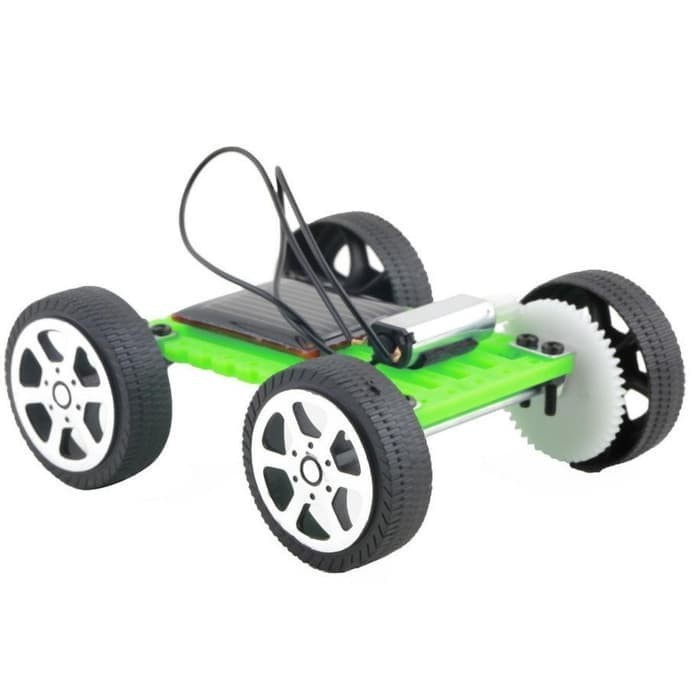 Mainan Edukasi Anak Tenaga Surya Matahari Mini Solar Toy DIY Car Robot