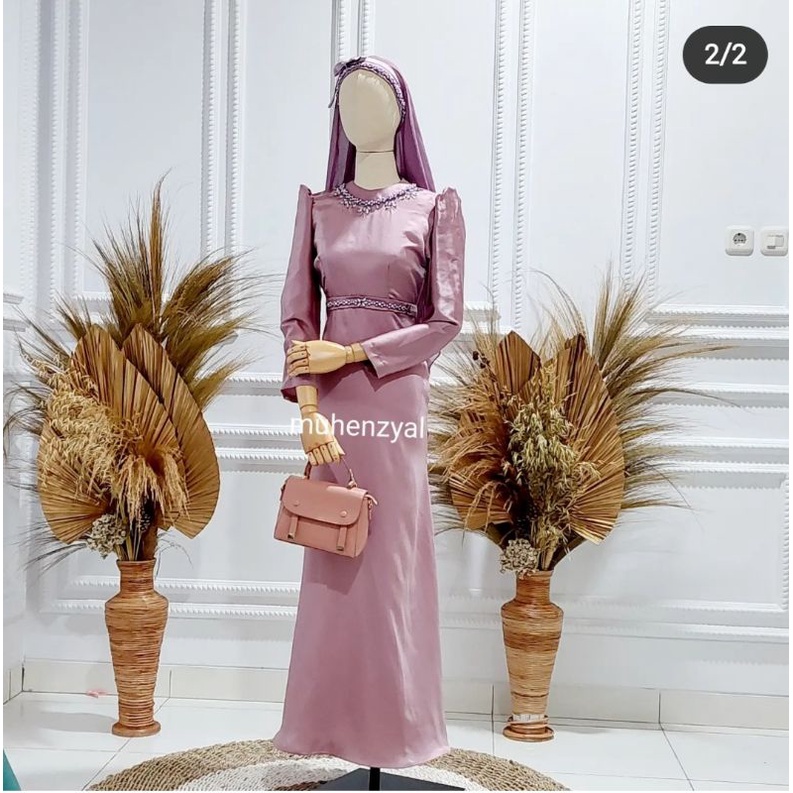 soraya dress-gaun kondangan-baju terbaru-gaun simpel