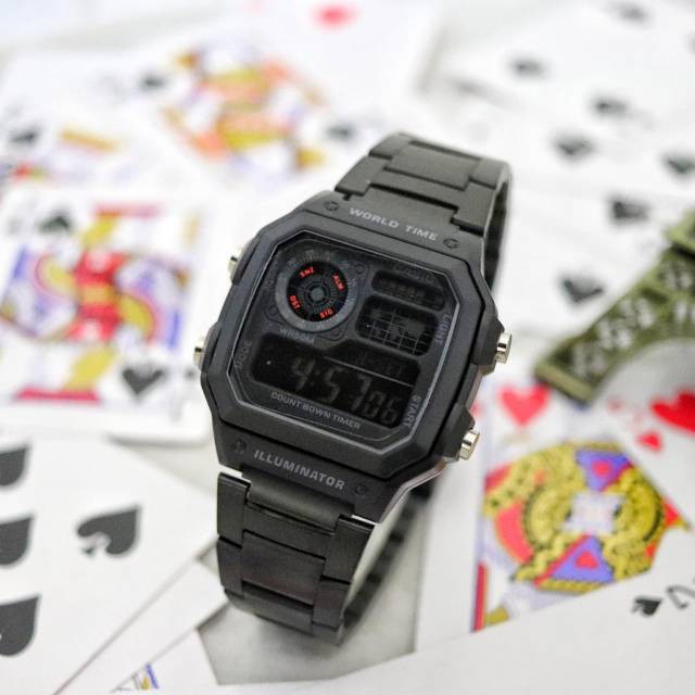 Promo Terbaru Jam Tangan Pria AE-1200 Rantai / Ready 5 Warna