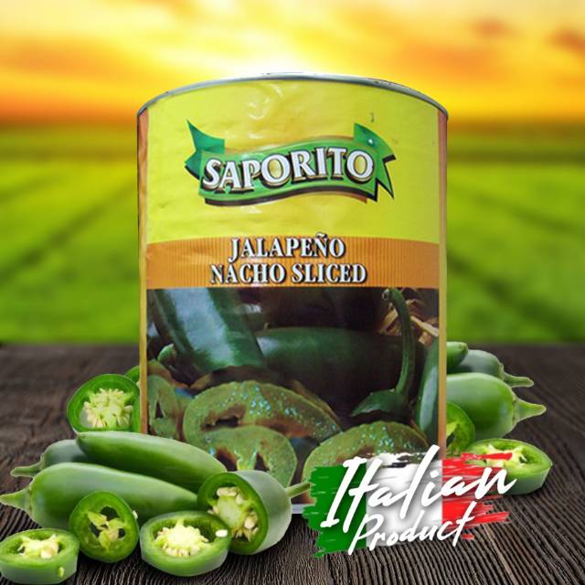 

Jalapeno//Saporito Jalapeno Nacho Sliced 2,9 kg