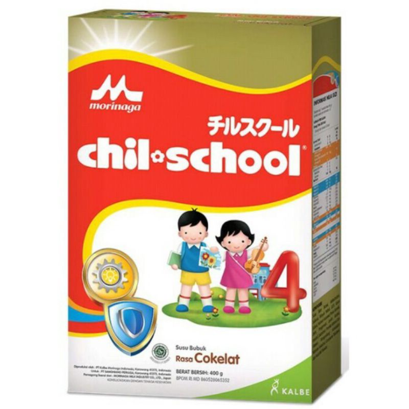 Morinaga Chil school Gold cokelat 400 gram -  susu pertumbuhan