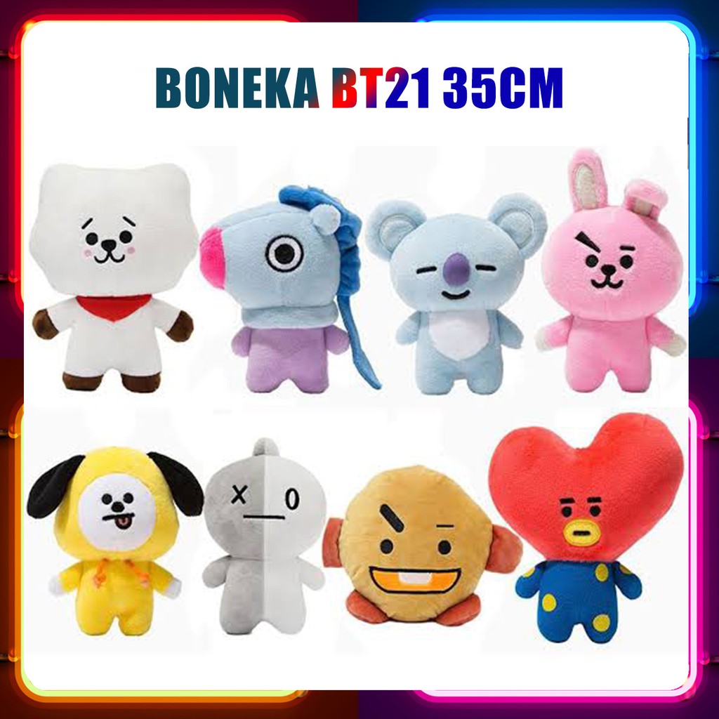 Boneka Bts Bt21 Bt21 Dolls Ukuran Besar Ready Semua Shopee