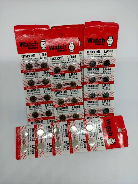 BATTERY KALKULATOR/ MAXELL LR44/AG13 BATRE MURAH