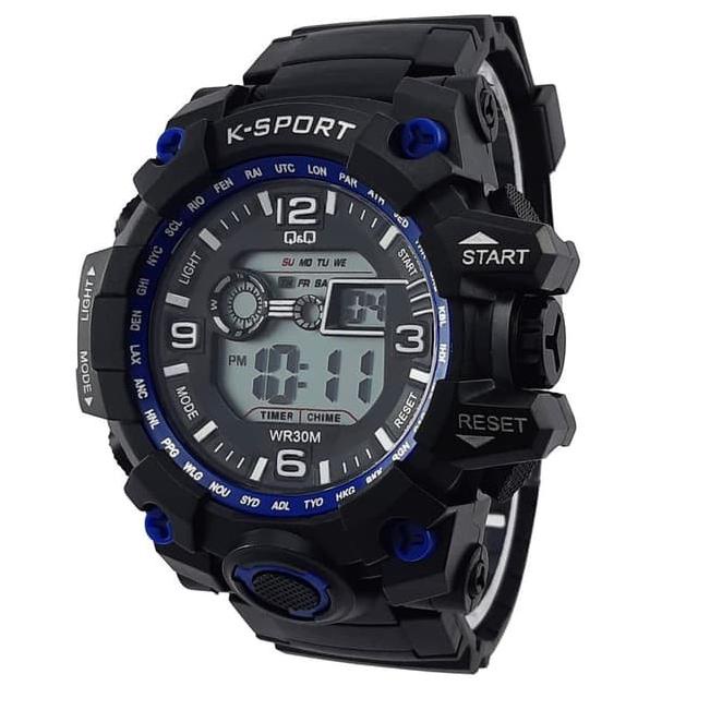 "SGI. 448014" JAM TANGAN PRIA MURAH Q&Q K-SPORT DIGITAL