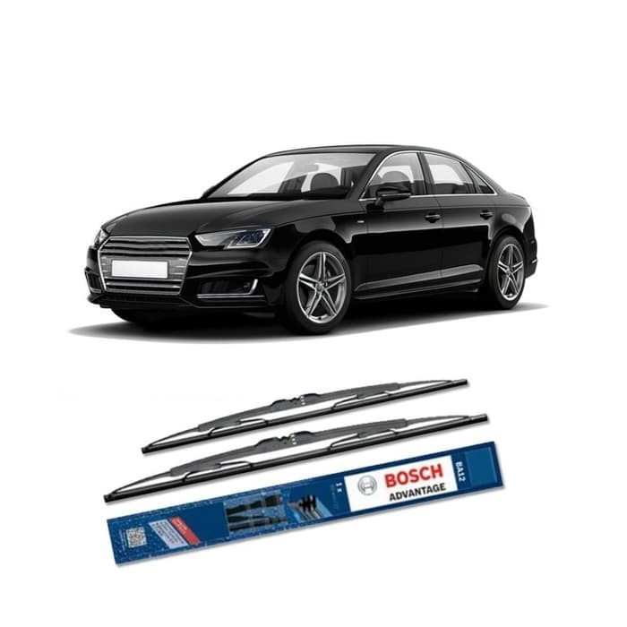 Wiper Bosch Advantage Audi A4 21&quot; &amp; 21&quot; Sepasang Kiri dan Kanan Wiper Set Bosch