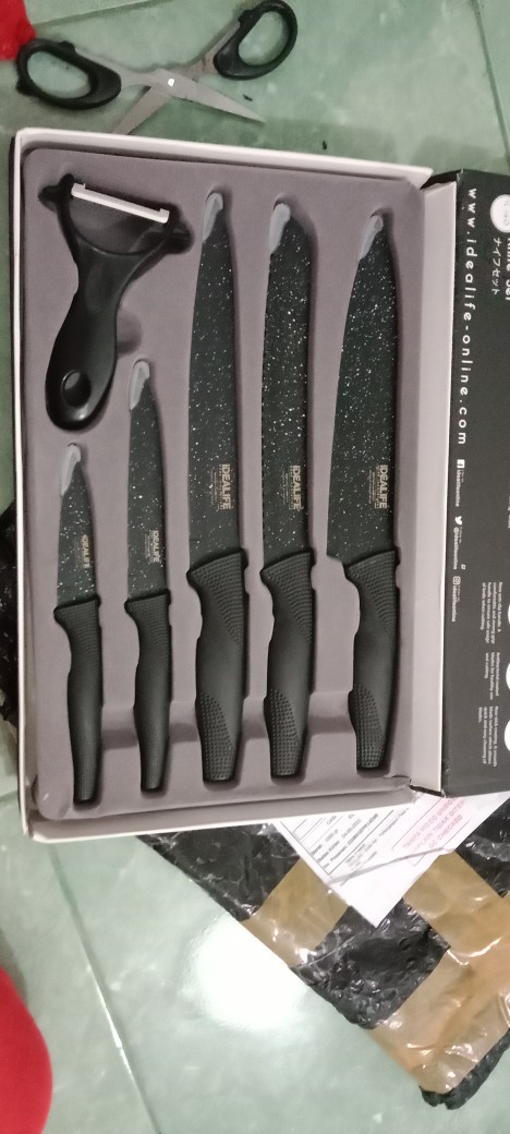 Idealife - Knife Set - Perlengkapan Pisau Dapur  Il-160