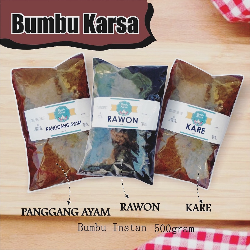 

[500g] BUMBU HALUS INSTAN RAWON / SOTO / GULE / AYAM PANGGANG