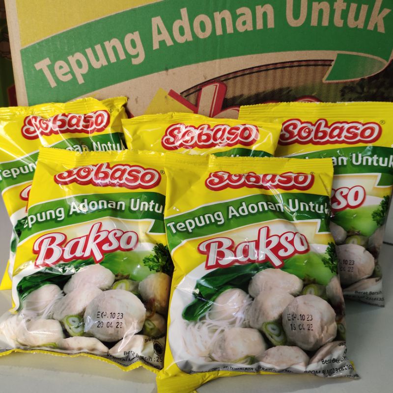 Sobaso Tepung Adonan Lengkap Praktis Untuk Bakso 250gr