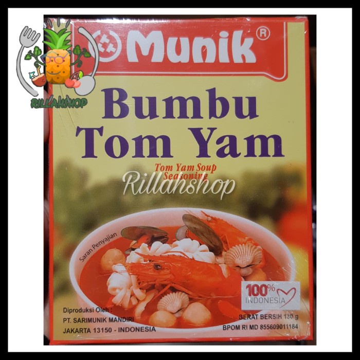 

MUNIK BUMBU TOM YAM 130 GRAM