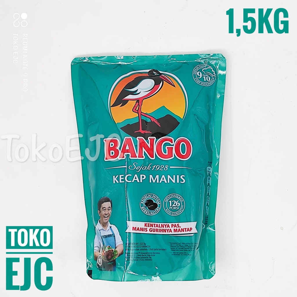 Kecap Manis Bango Kecap Bango 1,5 kg