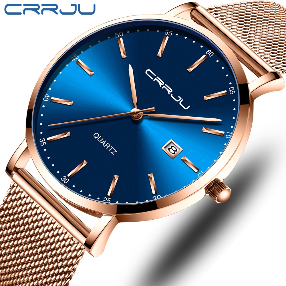 CRRJU Jam Tangan Sport Quartz Dial Ultra Tipis Anti Air