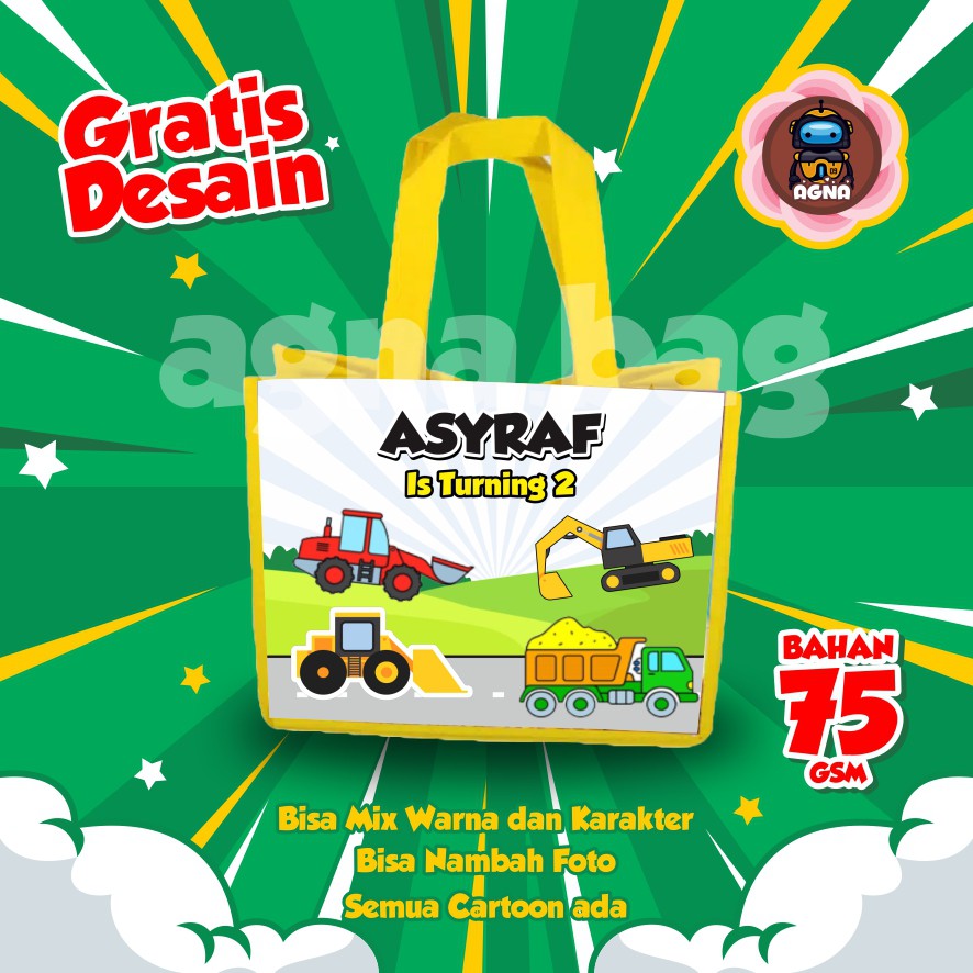 

GOODIE BAG MURAH / TAS ULTAH CUSTOM /TAS ULTAH PROMO/ TAS ULTAH ESCAVATOR