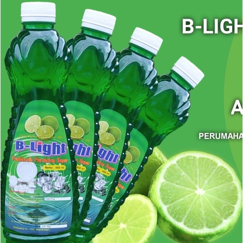 Jual Sabun Cuci Piring Botol Cair B Light 450ml Dapur Kemasan Ekonomi ...