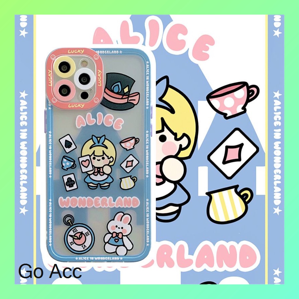 FH26 Softcase Slide Camera Lens Alice Wonderland Xiaomi Redmi 9 Prime 9A 9i 9C 9T Note 8 Pro 9 Poco M3 X3 Pro, Samsung A02/M02 A02s/M02s A10 A10s A11/M11 A12 A20/A30/M10s A20s A21s A50 A50s A30s J2 Prime