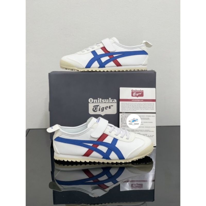 Sepatu Onitsuka Tiger Kids White Blue Red / Sepatu Onitsuka Tiger Anak