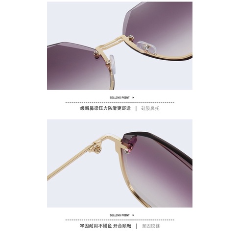 Kacamata【20】ins retro fashion men and women sunglasses