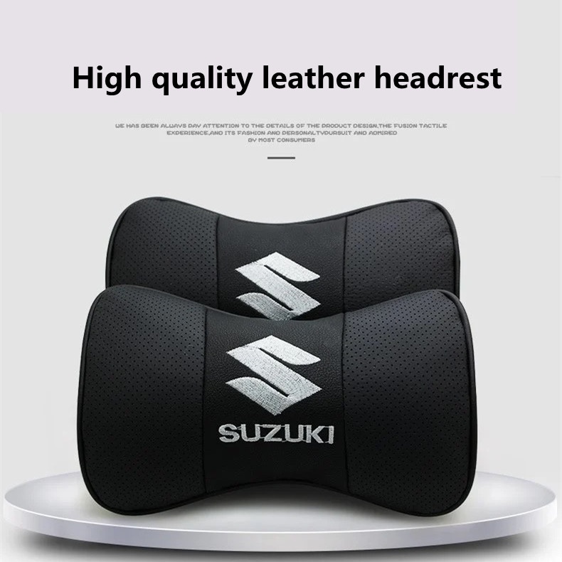 G-club Bantal Sandaran Kepala Bahan Kulit breathable Untuk Suzuki