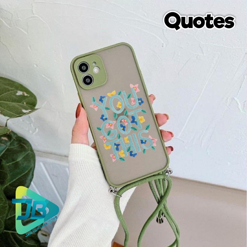 SOFTCASE SLINGCASE DOVE QUOTES OPPO VIVO SAMSUNG XIAOMI REALME IPHONE ALL TYPE JB4930