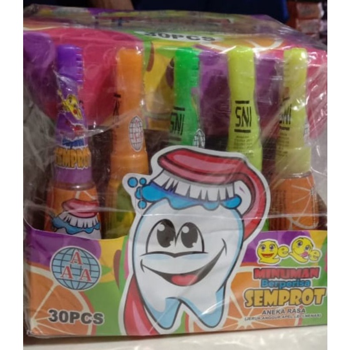 permen semprot  minuman berperisa semprot aneka rasa isi 30pcs