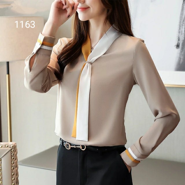 BLUS | BLOUSE WANITA 1163 ATASAN FASHION WANITA KOMBINASI