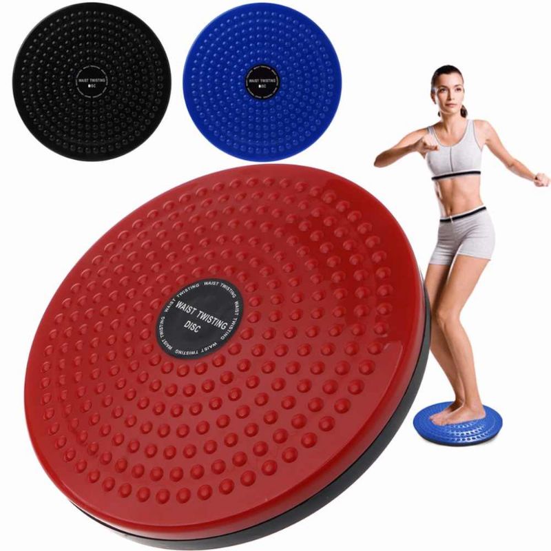 Piring Senam Pinggang Pinggul Alat Senam Olahraga Waist Twisting Magnetic Therapy Yoga-2