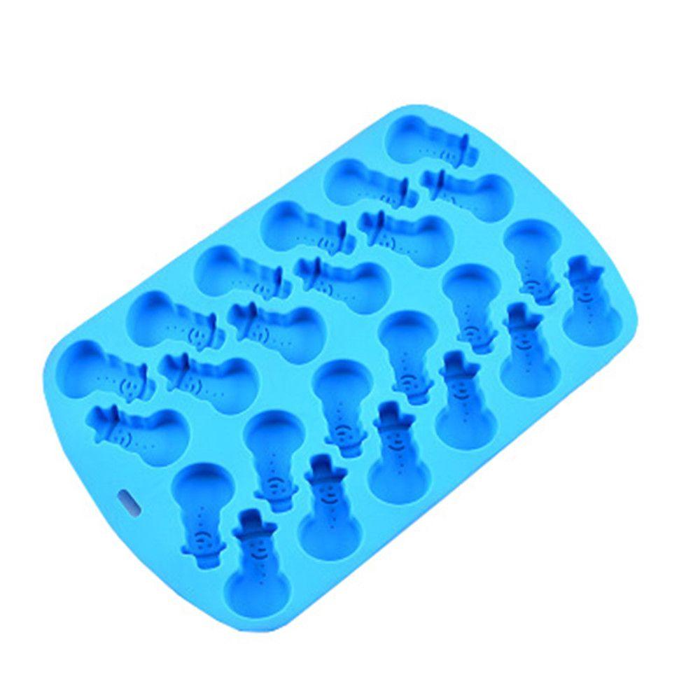 Solighter Christmas Popsicle Hadiah Natal Reusable Snowman