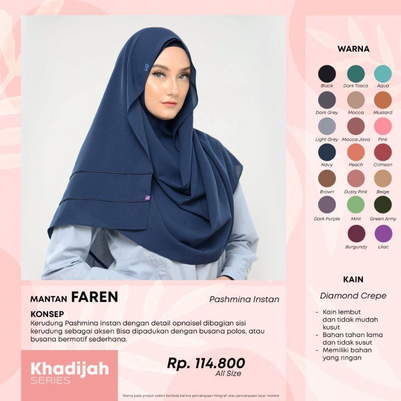Pashmina Instan Rabbani Mantan Faren