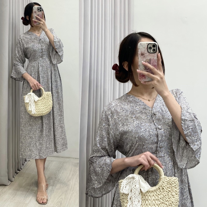 Daster Kova Homewear by Amariel-Kov: Antique Blue