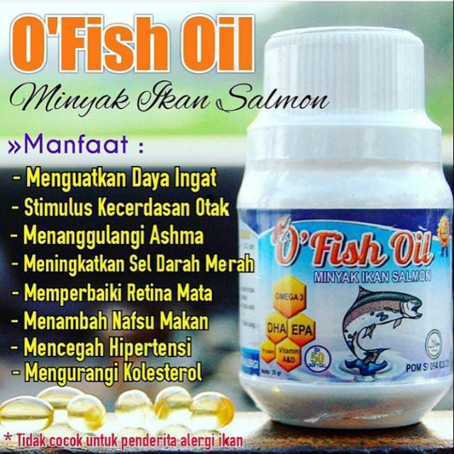 Minyak Ikan O Fish Oil Penambah Nafsu Makan Shopee Indonesia