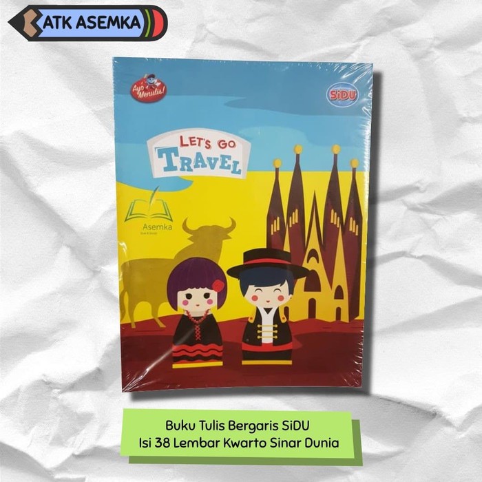 

Buku Tulis Bergaris Sidu Isi 38 Lembar Kwarto Sinar Dunia Atk