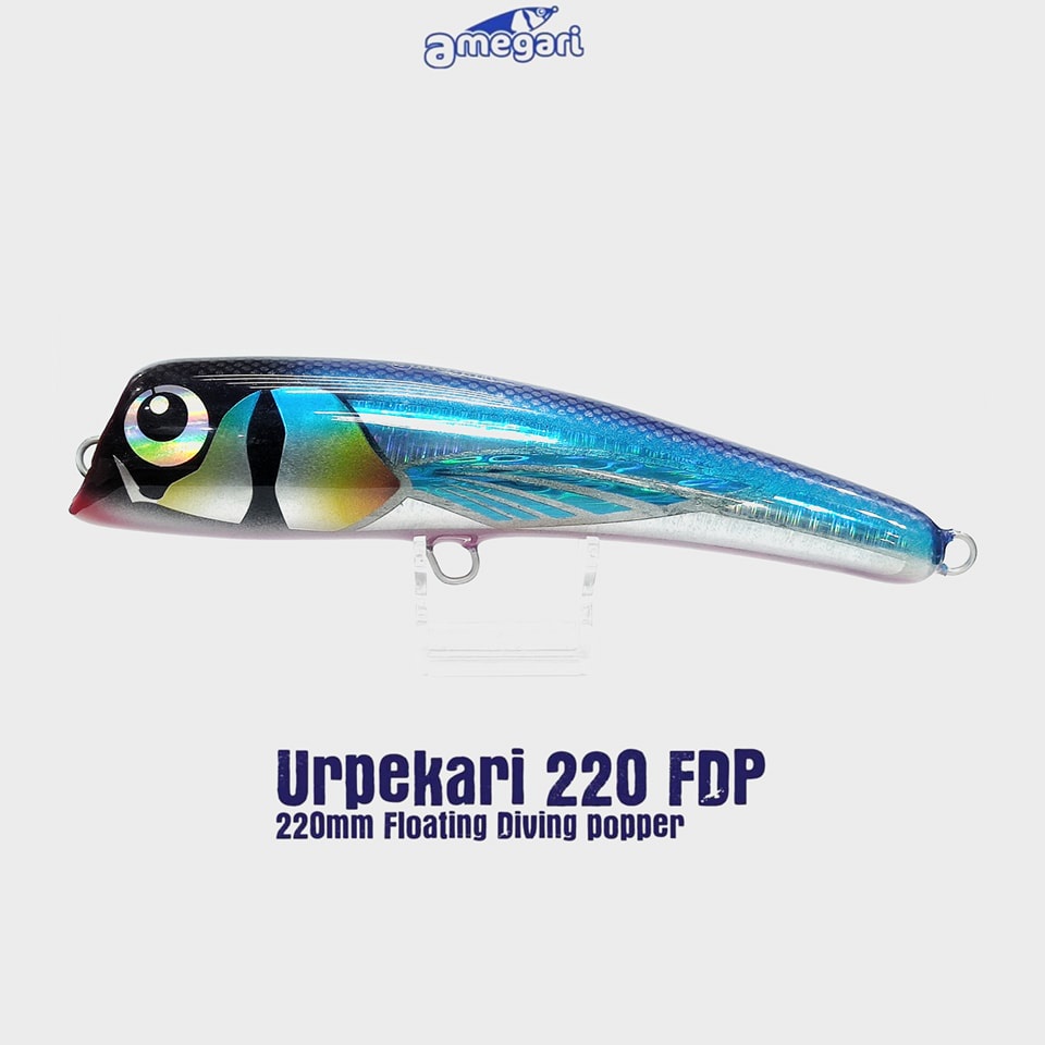Amegari Urpekari 220 FDP Floating Popper 220mm 130g Blue