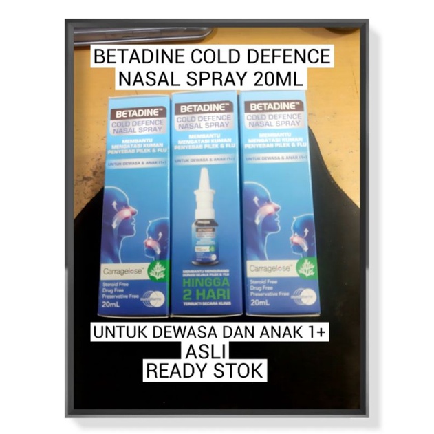 BETADINE NASAL SPRAY 20ML / OBAT SEMPROT HIDUNG