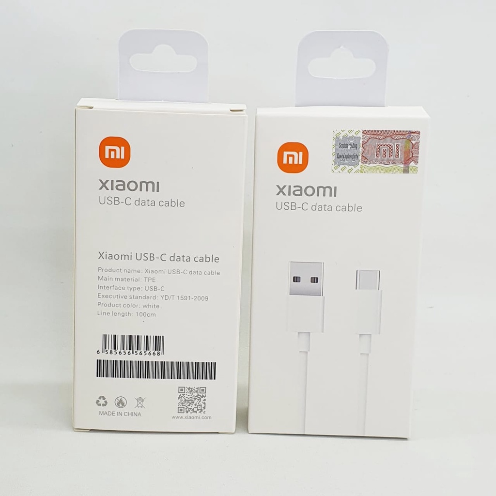 Kabel Data Xiaomi USB To Type C Fast Charging ORIGINAL 100%