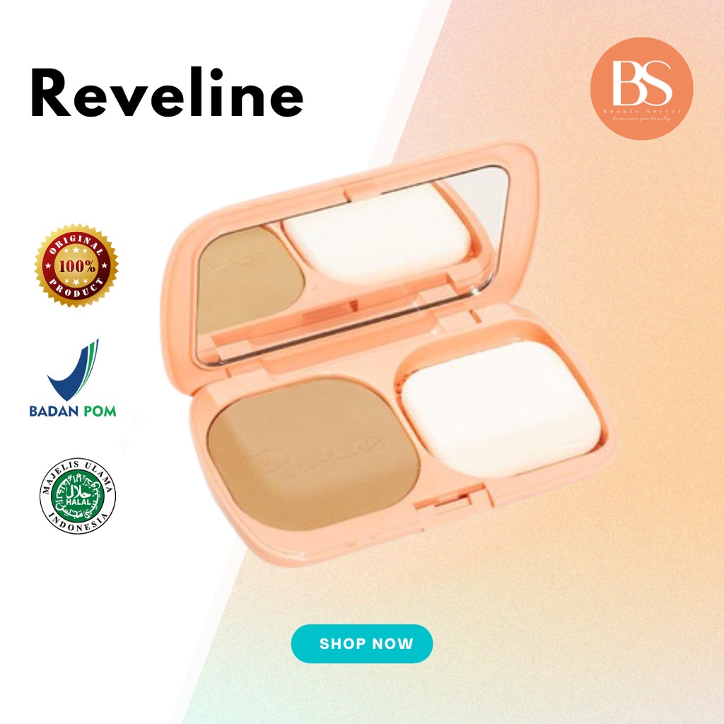 REVELINE Brightening Two Way Cake | Bedak TWC (100% ORIGINAL & BPOM)