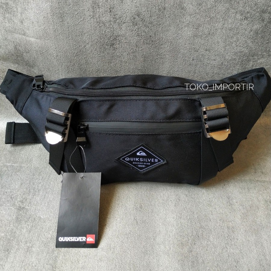 Waistbag Pria Quiksilver Waterproof / Tas Pinggang Pria Import