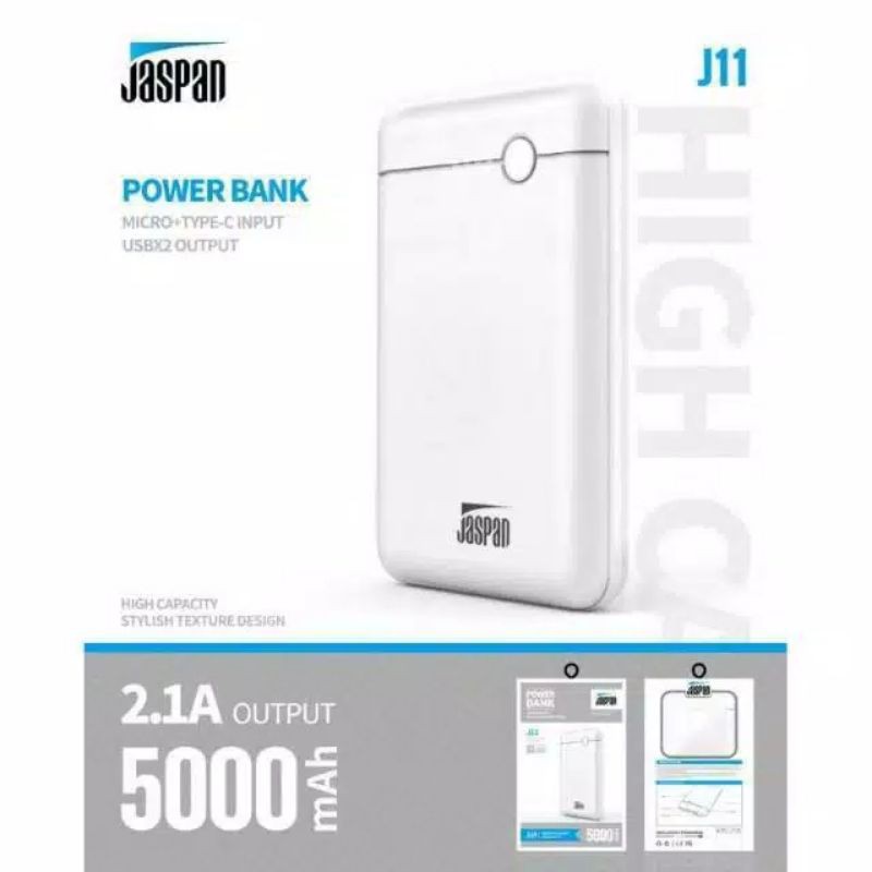 GG - POWER BANK JASPAN 5000MAH J11 ORIGINAL