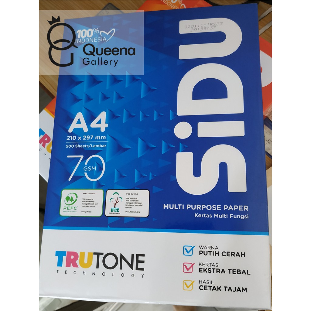 

HVS SIDU A4 70gr Ready Stock langsung di kirim
