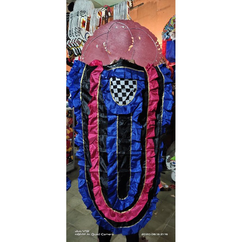 barongan cat brush + kemul murah / barongan / caplokan / reog / devil / ganongan / topeng ganong