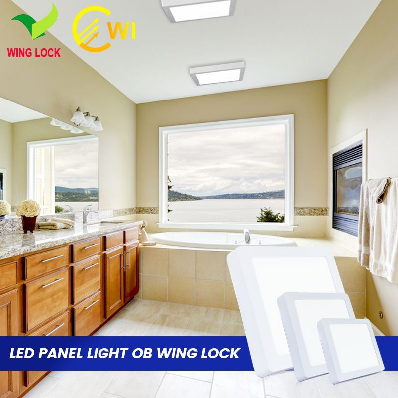 Downlight OB Kotak Panel LED 6W 12W 18W Wing Lock /Lampu Plafon Outbow