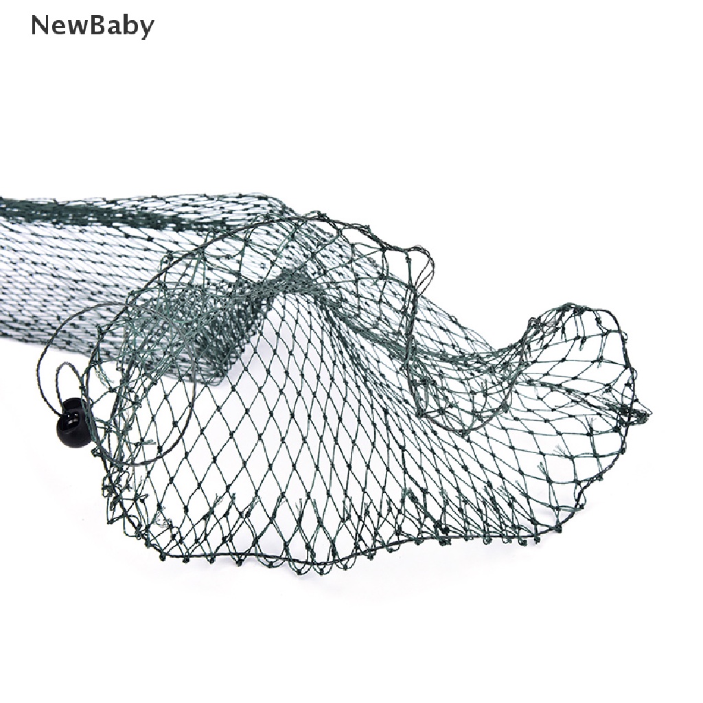 NewBaby Fishing Net Trap Fishing Mesh Network Foldingfish Bag Small Fishing Tackle Mesh ID