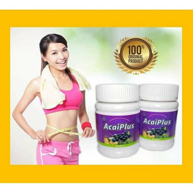 ACAI PLUS Obat Pelangsing Herbal Alami Terbaik Original NASA BPOM