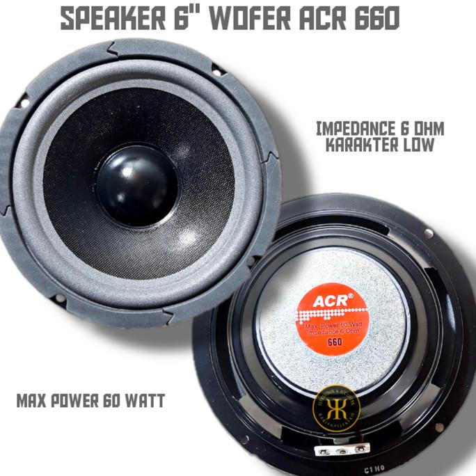 Speaker Acr 6 Inch 660 Wofer Speaker Aktif Very Chip