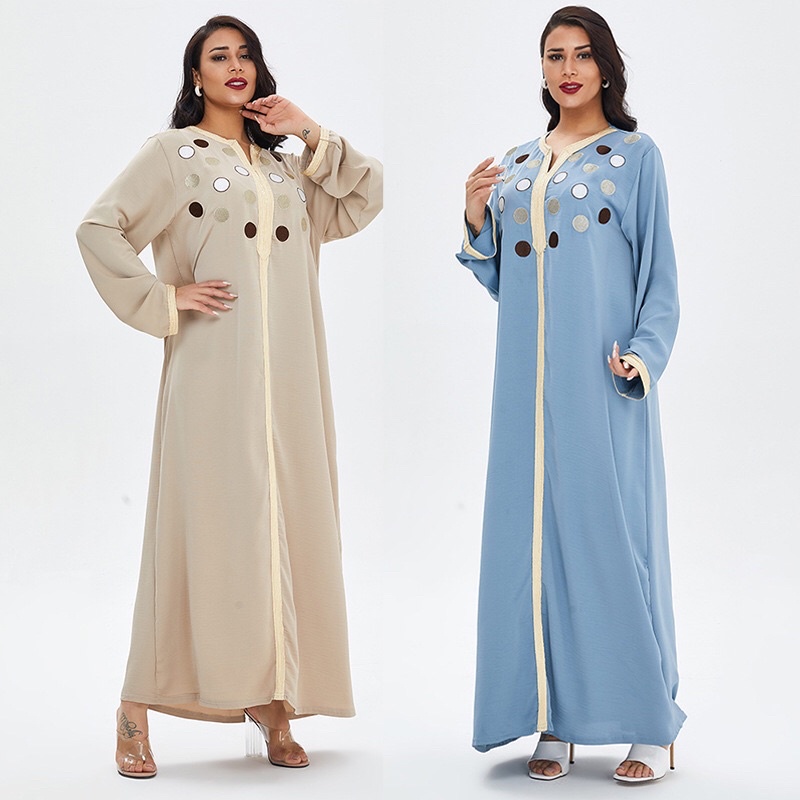 ABAYA GAMIS IMPORT WANITA ASIA EROPA ORIGINAL M-2XL JY5