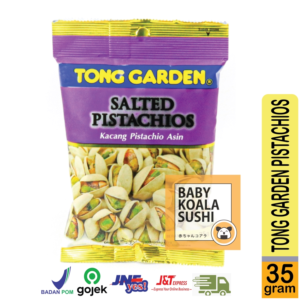 TONG GARDEN Pistachios Salted Kacang Pistacio Panggang 30 g Halal │ Import